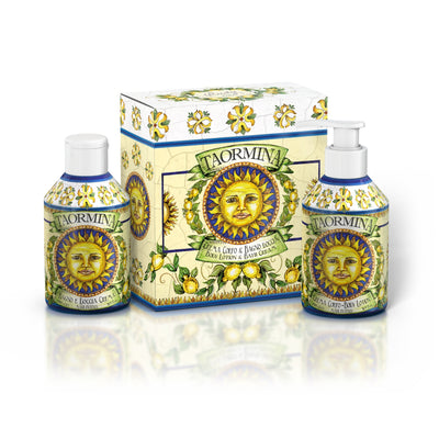 <b>Le Maioliche Set</b></br>Baño de burbujas 250 mL + Crema corporal 250 mL</br><i>Línea Taormina</i>