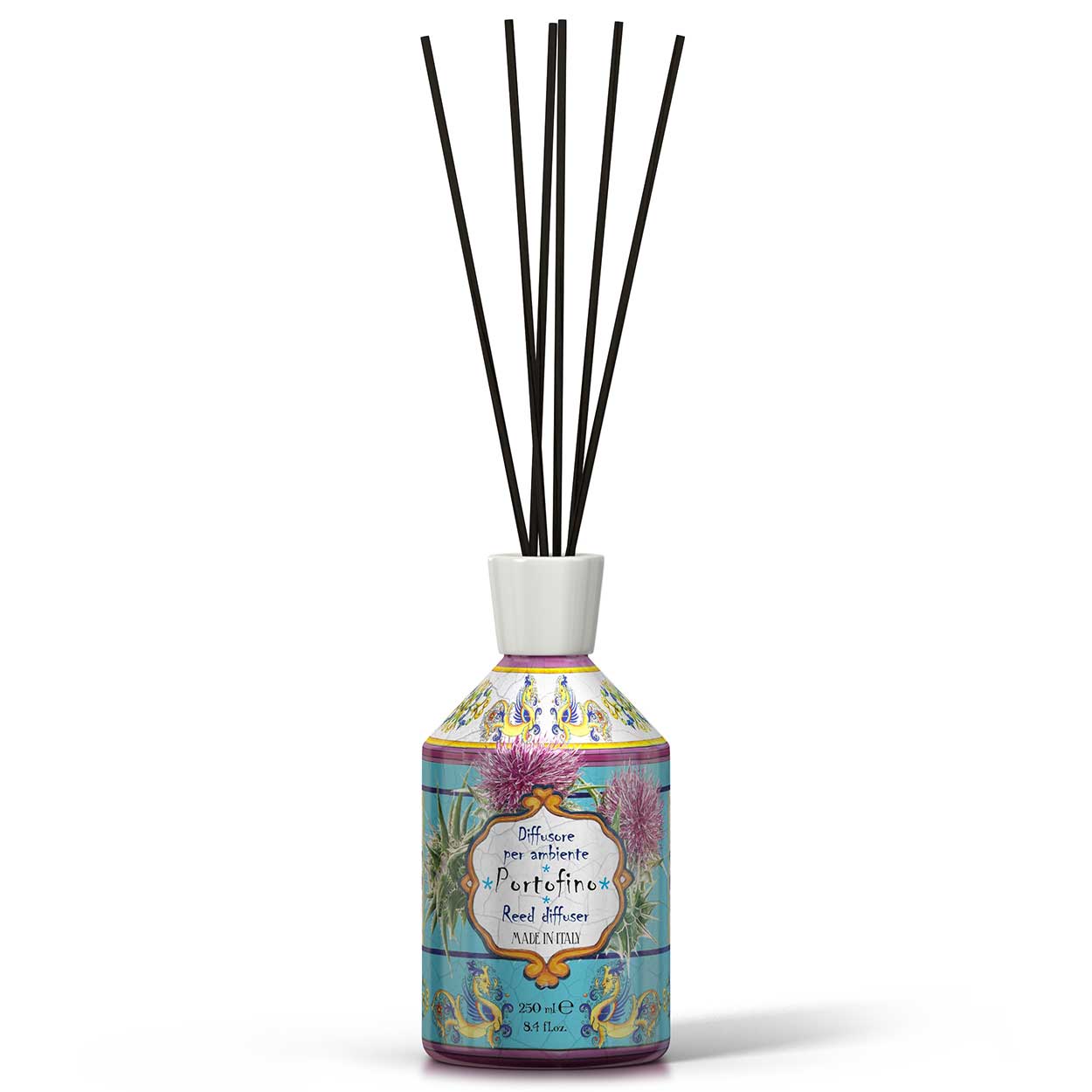 <b>Difusor ambiente de 250 mL</b></br>neroli e gardênia</br><i>Linha Portofino</i>
