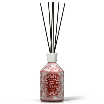 <b>Difusor ambiente de 250 mL</b></br>limão doce, framboesa e âmbar</br><i>Linha Venezia</i>