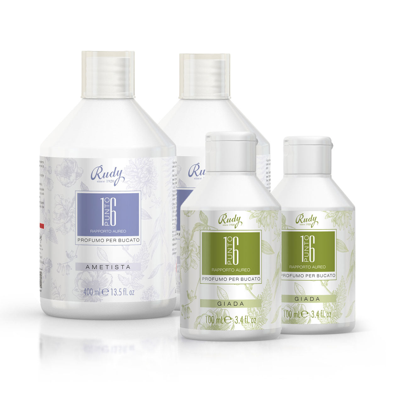 <b>Pack Lavandería</b><br>2 x 400 ml Amatista + 2 x 100 ml Jade de regalo