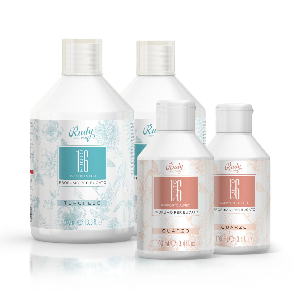 <b>Pack Lavandería</b><br>2 x 400 ml Turquesa + 2 x 100 ml Cuarzo gratis