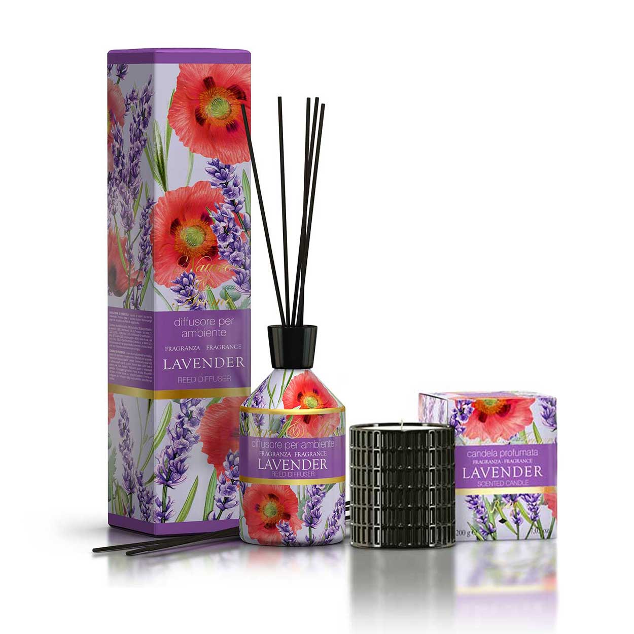 <b>Pack Hogar</b><br>Difusor + Vela Lavanda<br><i>Nature & Arome</i>