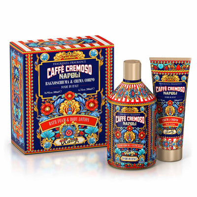 <b>Gift Box with Shower Gel 500 mL + Moisturizing Body Cream 200 mL</b></br>Gourmand Edition</br><i>Creamy Cofee</i>
