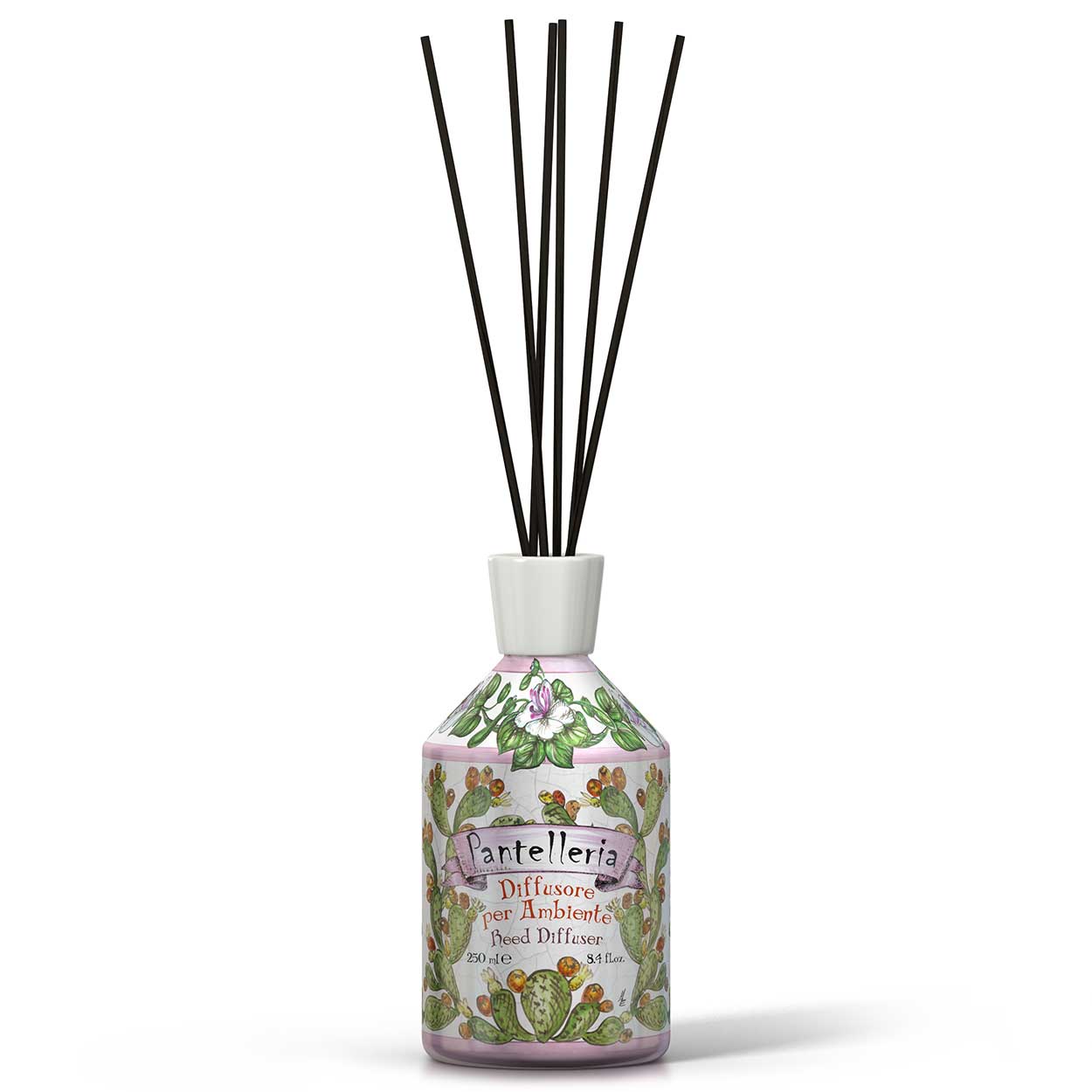 <b>Difusor de ambiente con varillas de 500 mL</b></br><i>Línea Pantelleria</i>