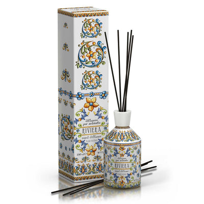 <b>Difusor ambiente com varinhas de 250 mL</b></br><i>Linha Riviera</i>
