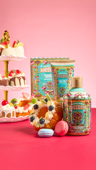 <b>Gift Box with Shower Gel 500 mL + Moisturizing Body Cream 200 mL</b></br>Gourmand Edition</br><i>Zuccotto</i>