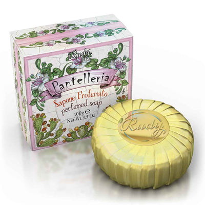 <b>100g de pastilla de jabón</b></br>Maioliche Art Edition</br><i>Línea Pantelleria</i>