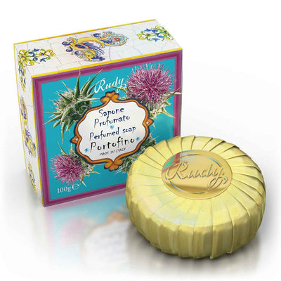 <b>100g de pastilla de jabón</b></br>Maioliche Art Edition</br><i>Línea Portofino</i>