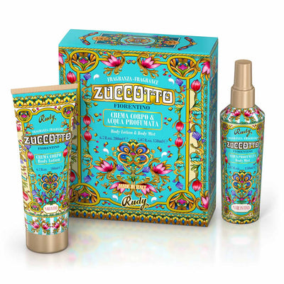 <b>Gift Box with Scented Body Water 150 mL + Moisturizing Body Cream 200 mL</b></br>Gourmand Edition</br><i>Zuccotto</i>